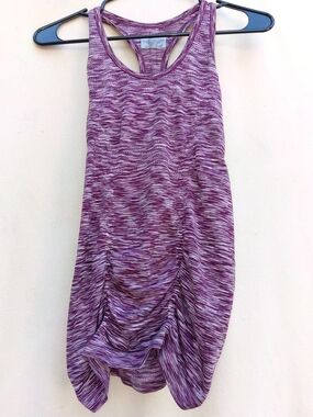 Athleta Purple Space-Dye Racerback Tank